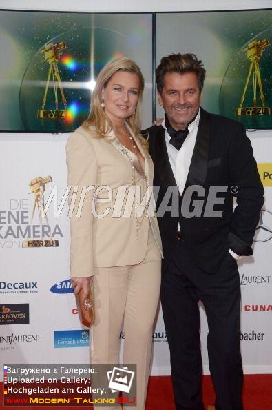 01.02.2014 Thomas Anders and Claudia Anders at the Golden Camera