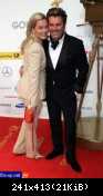 01.02.2014 Thomas Anders and Claudia Anders at the Golden Camera