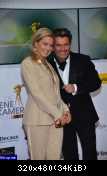 01.02.2014 Thomas Anders and Claudia Anders at the Golden Camera