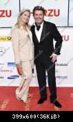 01.02.2014 Thomas Anders and Claudia Anders at the Golden Camera