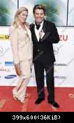 01.02.2014 Thomas Anders and Claudia Anders at the Golden Camera