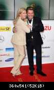 01.02.2014 Thomas Anders and Claudia Anders at the Golden Camera