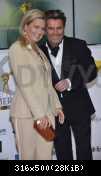 01.02.2014 Thomas Anders and Claudia Anders at the Golden Camera