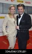 01.02.2014 Thomas Anders and Claudia Anders at the Golden Camera