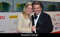 01.02.2014 Thomas Anders and Claudia Anders at the Golden Camera