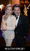 01.02.2014 Thomas Anders and Claudia Anders at the Golden Camera