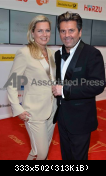 1.02.2014 Thomas Anders and Claudia Anders at the Golden Camera