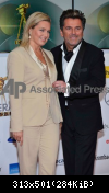 1.02.2014 Thomas Anders and Claudia Anders at the Golden Camera