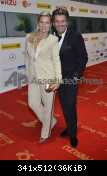 1.02.2014 Thomas Anders and Claudia Anders at the Golden Camera