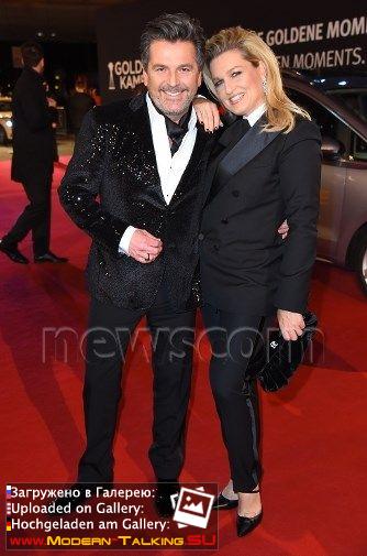 04.03.2017 Thomas Anders and Claudia Goldene Kamera 2017
