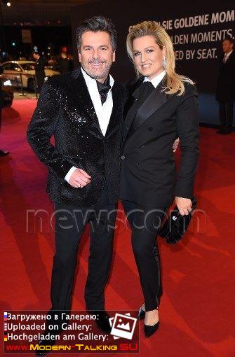 04.03.2017 Thomas Anders and Claudia Goldene Kamera 2017