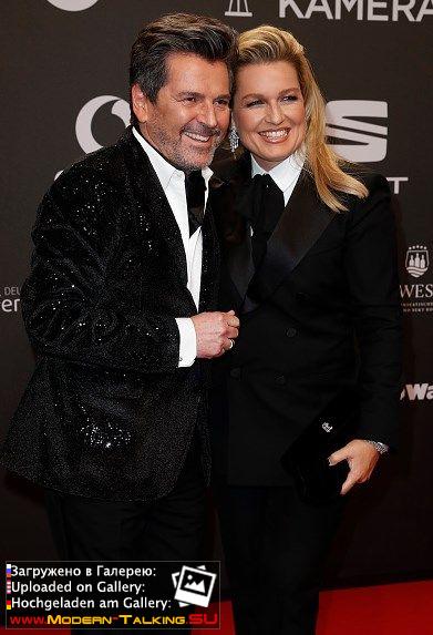 04.03.2017 Thomas Anders and Claudia Goldene Kamera 2017