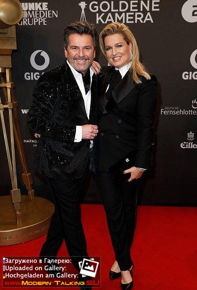 04.03.2017 Thomas Anders and Claudia Goldene Kamera 2017