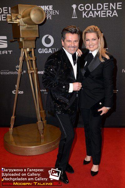 04.03.2017 Thomas Anders and Claudia Goldene Kamera 2017