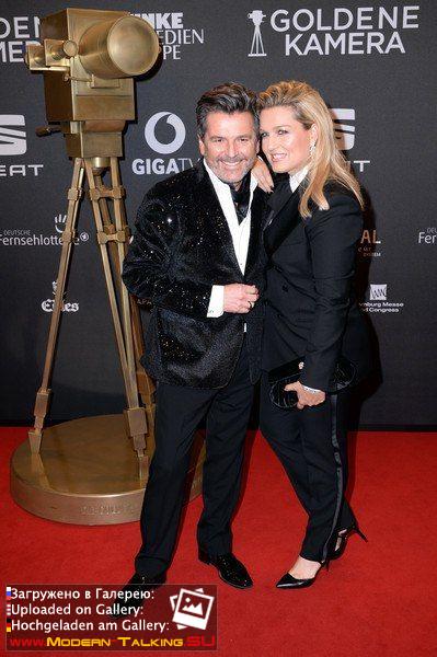 04.03.2017 Thomas Anders and Claudia Goldene Kamera 2017