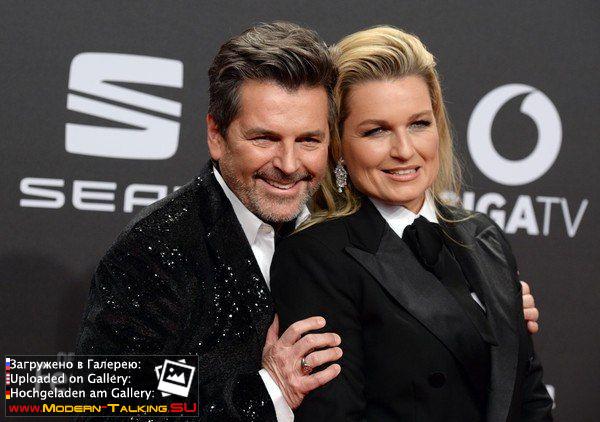 04.03.2017 Thomas Anders and Claudia Goldene Kamera 2017