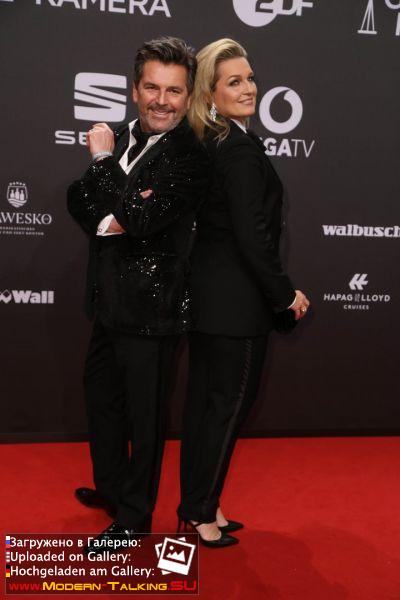 04.03.2017 Thomas Anders and Claudia Goldene Kamera 2017