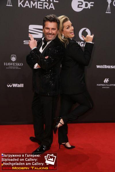 04.03.2017 Thomas Anders and Claudia Goldene Kamera 2017