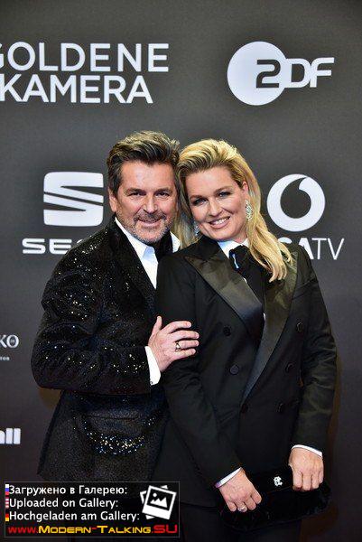 04.03.2017 Thomas Anders and Claudia Goldene Kamera 2017