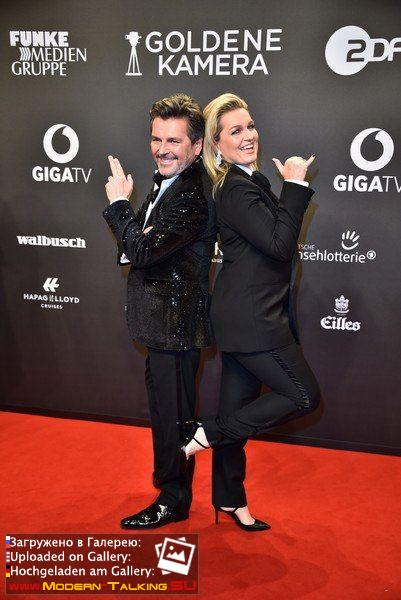 04.03.2017 Thomas Anders and Claudia Goldene Kamera 2017
