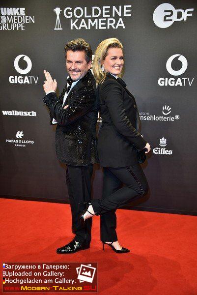 04.03.2017 Thomas Anders and Claudia Goldene Kamera 2017
