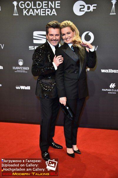 04.03.2017 Thomas Anders and Claudia Goldene Kamera 2017
