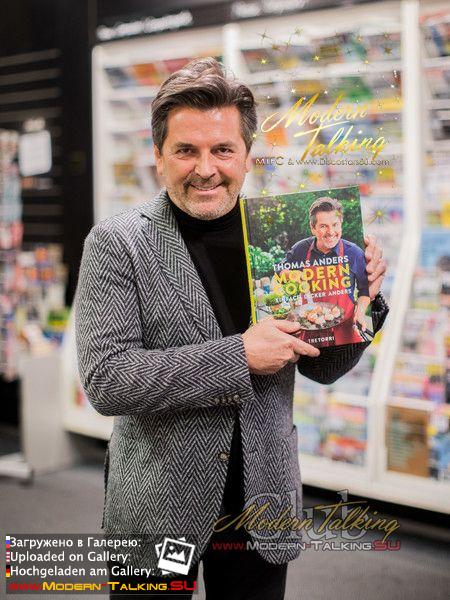 07.11.2017 Thomas Anders презентация книги "Modern Cooking" книжный магазин Mayersche Buchhandlung Кельн