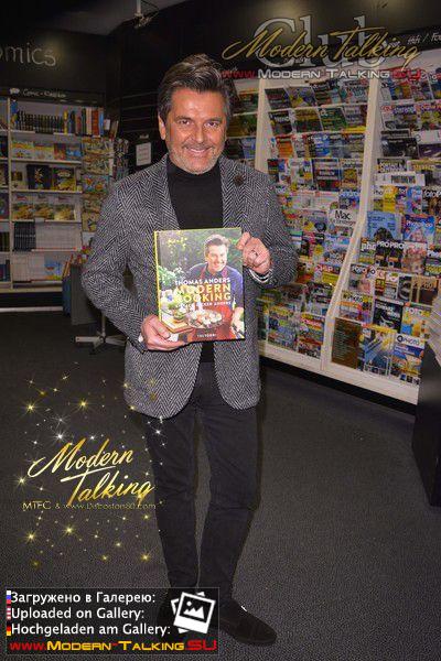 07.11.2017 Thomas Anders презентация книги "Modern Cooking" книжный магазин Mayersche Buchhandlung Кельн