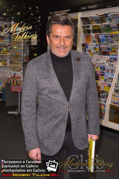 07.11.2017 Thomas Anders презентация книги "Modern Cooking" книжный магазин Mayersche Buchhandlung Кельн
