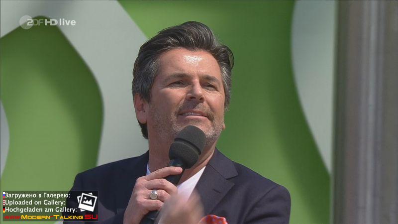 08.05 2016 Thomas Anders ZDF-Fernsehgarten Mainz