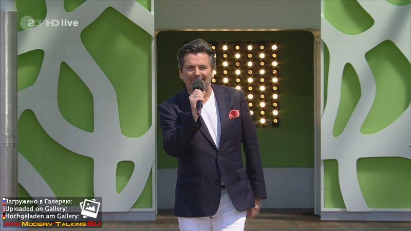 08.05 2016 Thomas Anders ZDF-Fernsehgarten Mainz