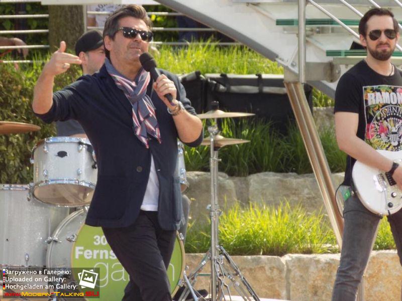 08.05 2016 Thomas Anders ZDF-Fernsehgarten Mainz