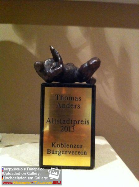 Премия Старого города 2013 из Кобленца»