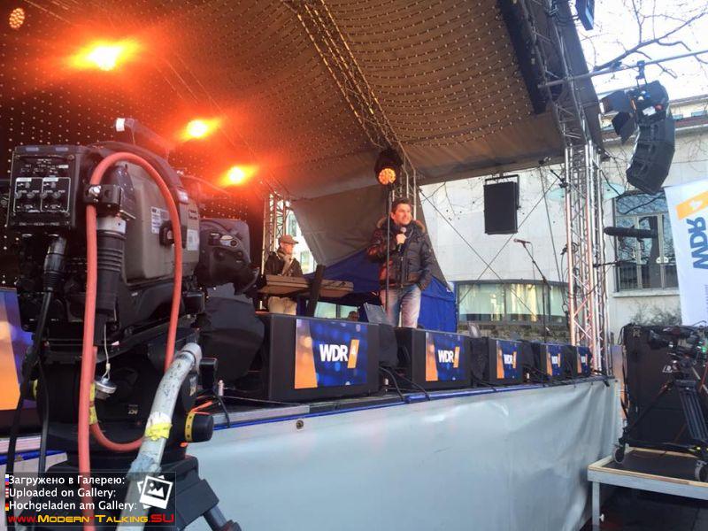 09.12.2015 Thomas Anders WDR 4 Рождество-Dortmund