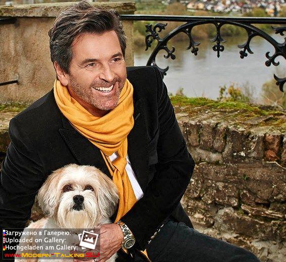 11.11.2013 Томас Андерс фотосессия к книге 2014 года с собакой Саммером