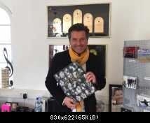 11.11.2013 Томас Андерс фотосессия к книге 2014 года с собакой Саммером