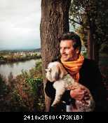 11.11.2013 Томас Андерс фотосессия к книге 2014 года с собакой Саммером