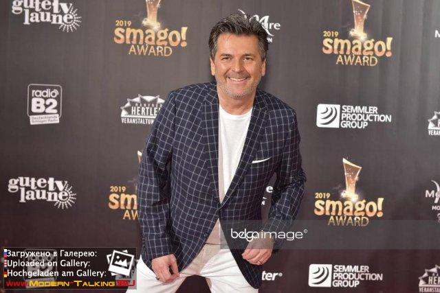 13.01.2019 Томас Андерс на церемонии вручения премии smago! Mercure MOA. Берлин