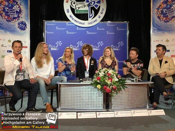 14.07.2016 Thomas Anders «СЛАВЯНСКИЙ БАЗАР В ВИТЕБСКЕ» 2016 Пресс-конференция