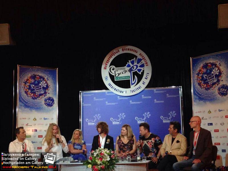 14.07.2016 Thomas Anders «СЛАВЯНСКИЙ БАЗАР В ВИТЕБСКЕ» 2016 Пресс-конференция