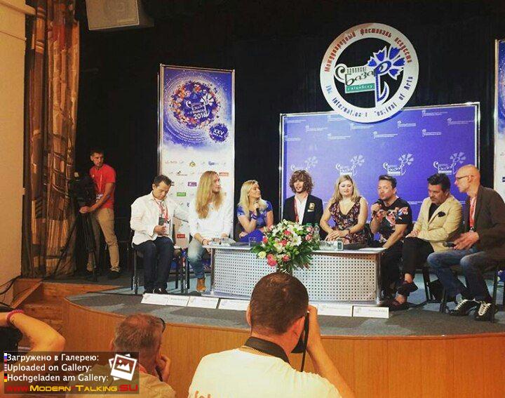 14.07.2016 Thomas Anders «СЛАВЯНСКИЙ БАЗАР В ВИТЕБСКЕ» 2016 Пресс-конференция