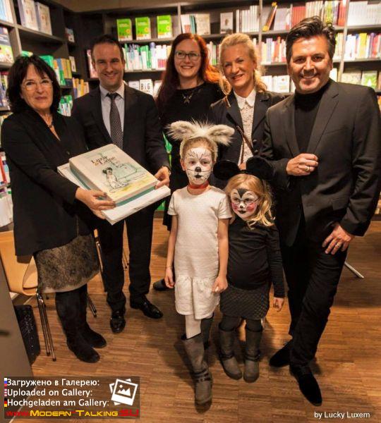 14.11.2015 Томас Андерс на презентации книги Люси и Лиона в книжном магазине Reuffel