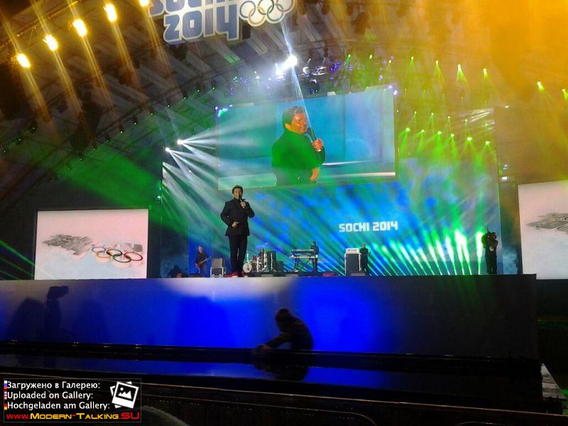 16.02.2014 Thomas Anders Medals Plaza-Сочи 2014