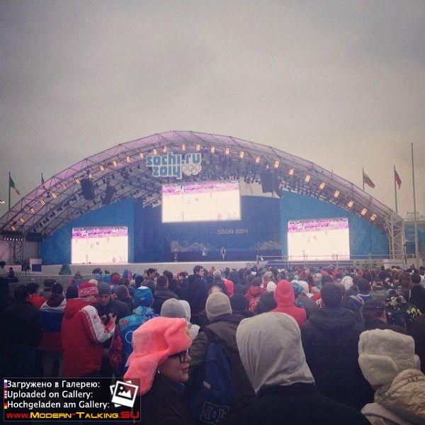 16.02.2014 Thomas Anders Medals Plaza-Сочи 2014