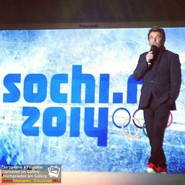 16.02.2014 Thomas Anders Medals Plaza-Сочи 2014