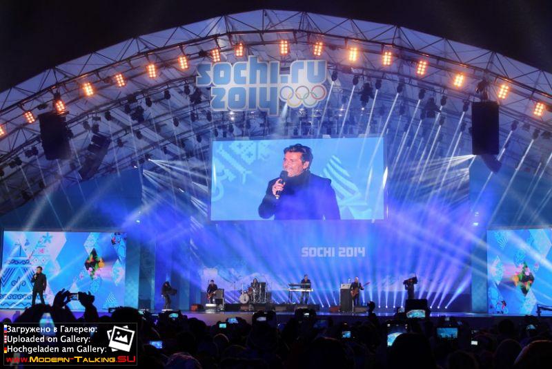 16.02.2014 Thomas Anders Medals Plaza-Сочи 2014