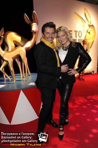 17 10 2013 Thomas Anders and Claudia Anders arrive at Tribute To Bambi at Station