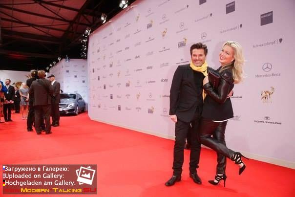 17 10 2013 Thomas Anders and Claudia Anders arrive at Tribute To Bambi at Station