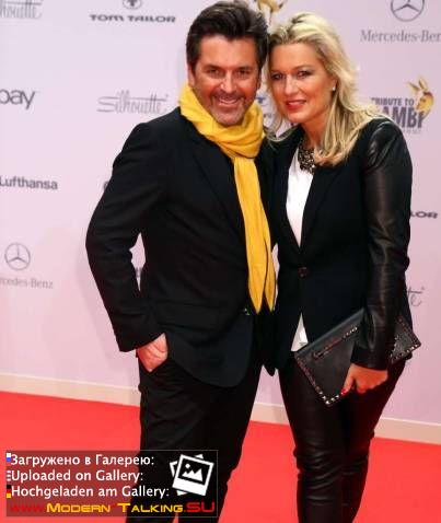 17 10 2013 Thomas Anders and Claudia Anders arrive at Tribute To Bambi at Station