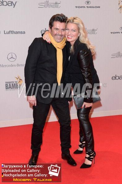 17 10 2013 Thomas Anders and Claudia Anders arrive at Tribute To Bambi at Station